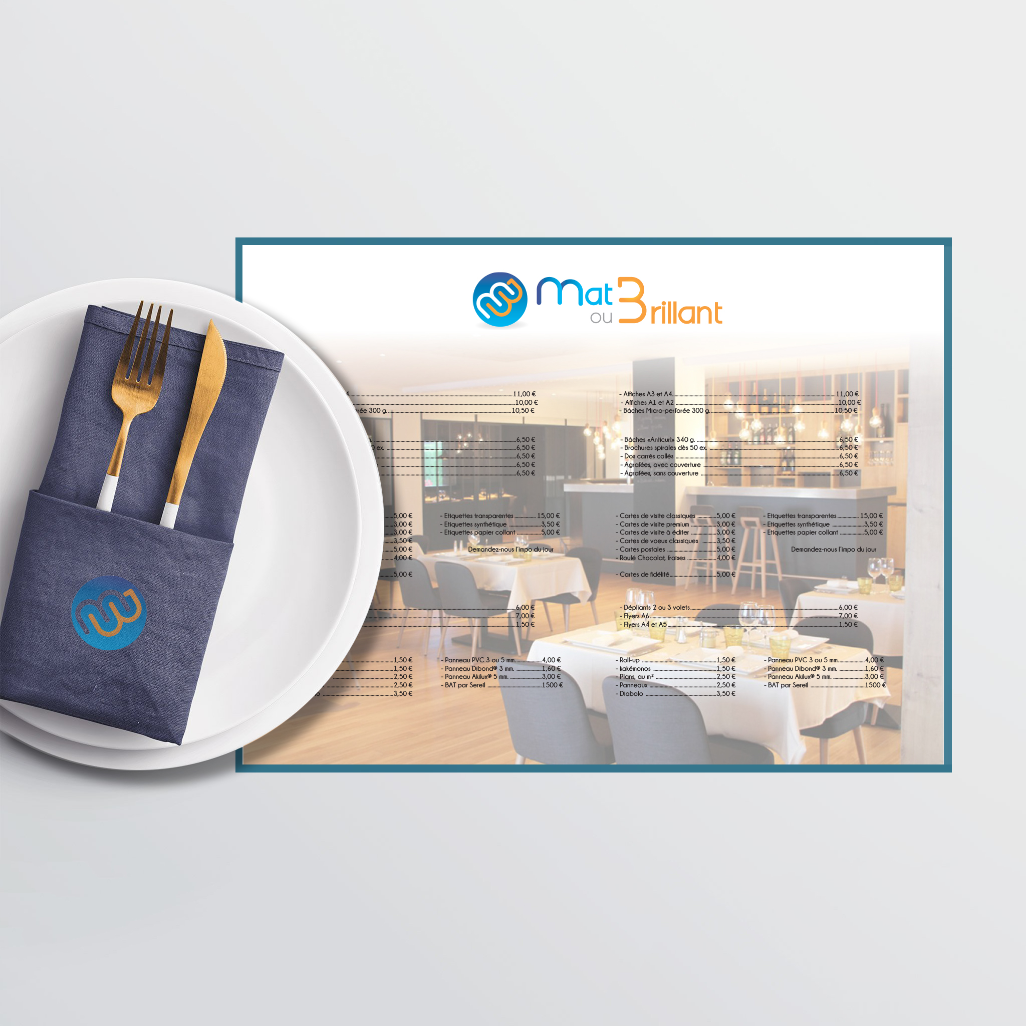 Set de table livraison express